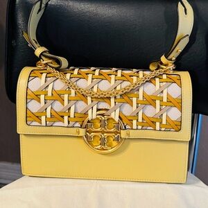 Tory Burch Yellow and Gold Shoulder Bag